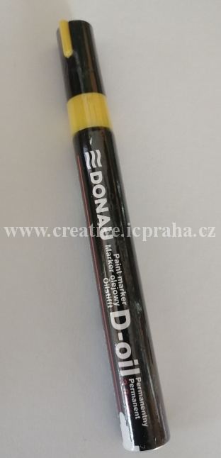 popisovač lakový Donau D-oil-žlutý /2,8mm